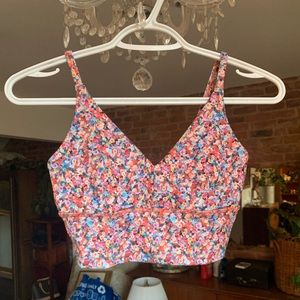 Floral Lululemon Sports Bra